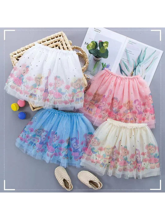 Baby girl Skirt printed with cotton inner