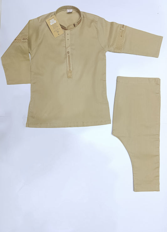 Al- karam Cotton Embroidery Kurta Shalwar 12-18 months KIDs